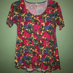 LuLaRoe Perfect T Floral Pattern